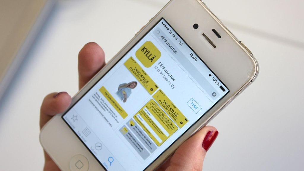 Elinluovuttaja pelastaa henkiä.