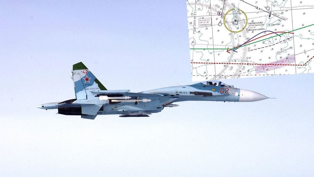 Kahden erillisen Venäjän federaation ilmavoimien SU-27-hävittäjän epäillään lentäneen Suomen ilmatilassa Porvoon edustalla eilen.