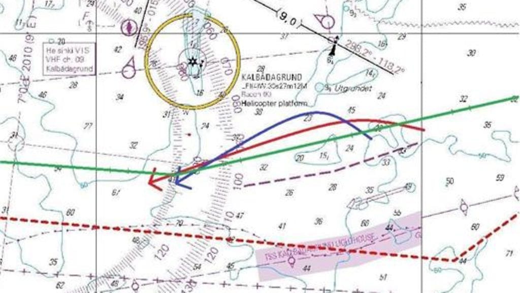 ilmatilaloukkaus Rajavartioston karttakuva