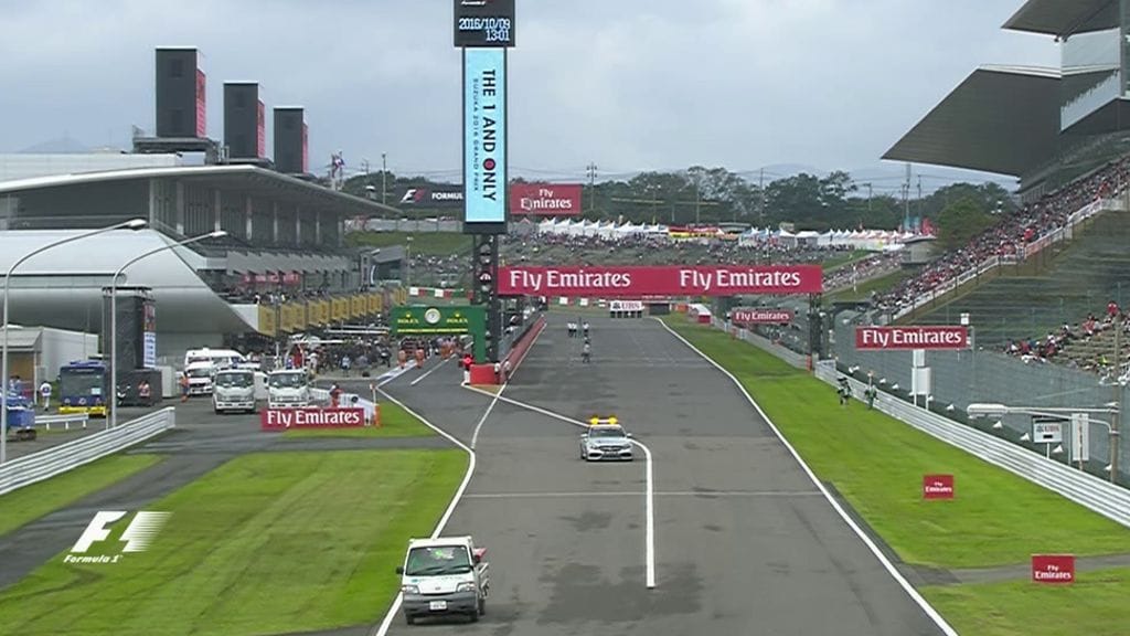 Suzuka, kostea rata, Japani, 2016