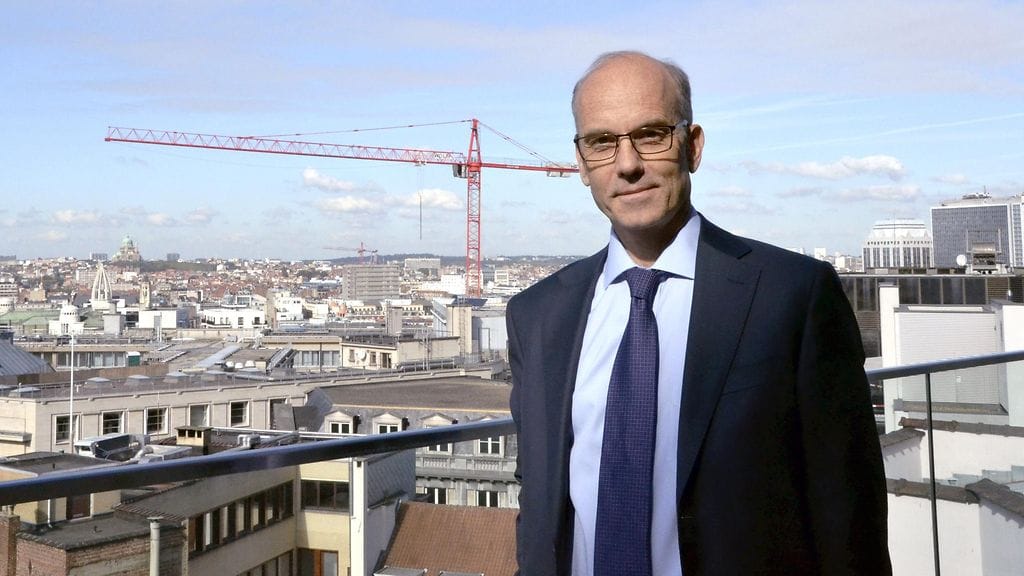 EU:n kriisinratkaisuneuvoston varapuheenjohtaja Timo Löyttyniemi  Brysselissä 6. lokakuuta 2016.