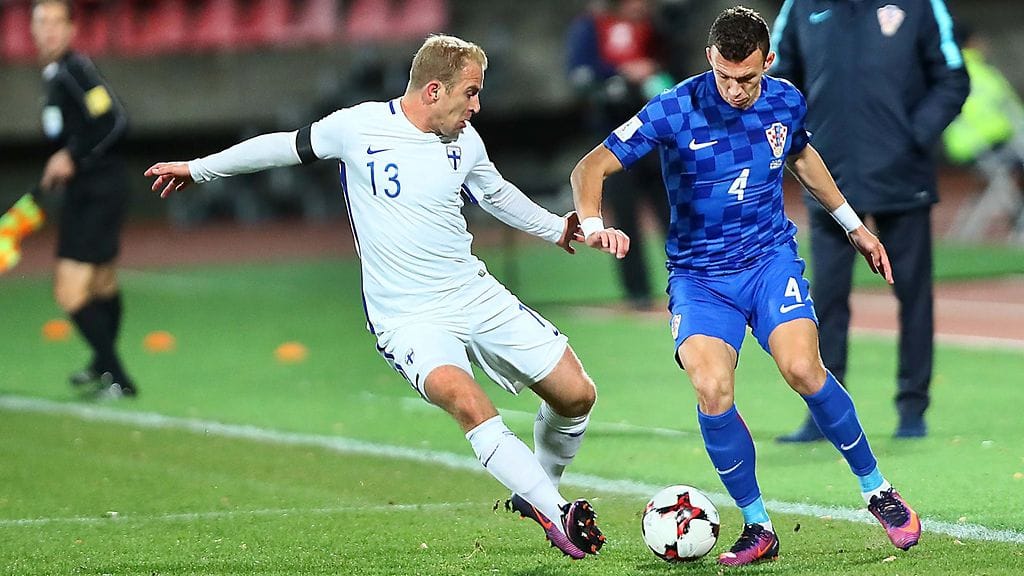 Kari Arkivuo taisteli Ivan Perisicia vastaan.