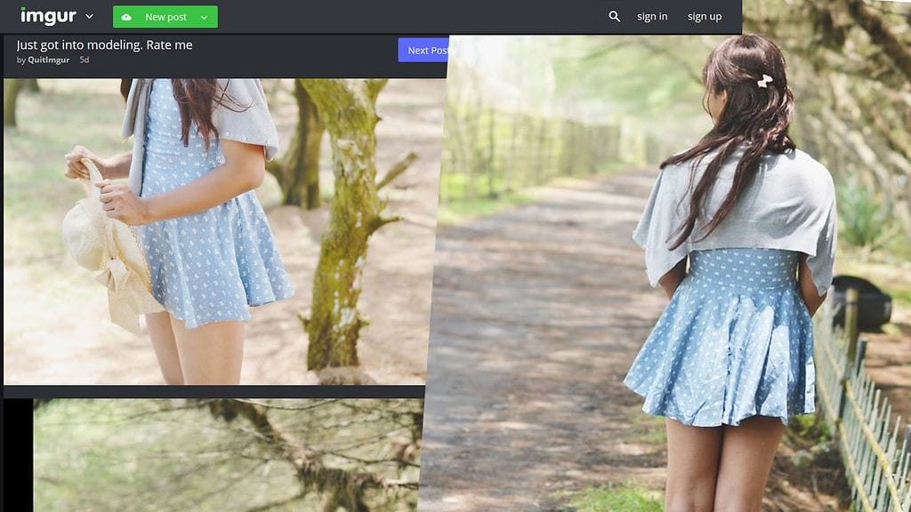 Kuvakaappaus Imgurista