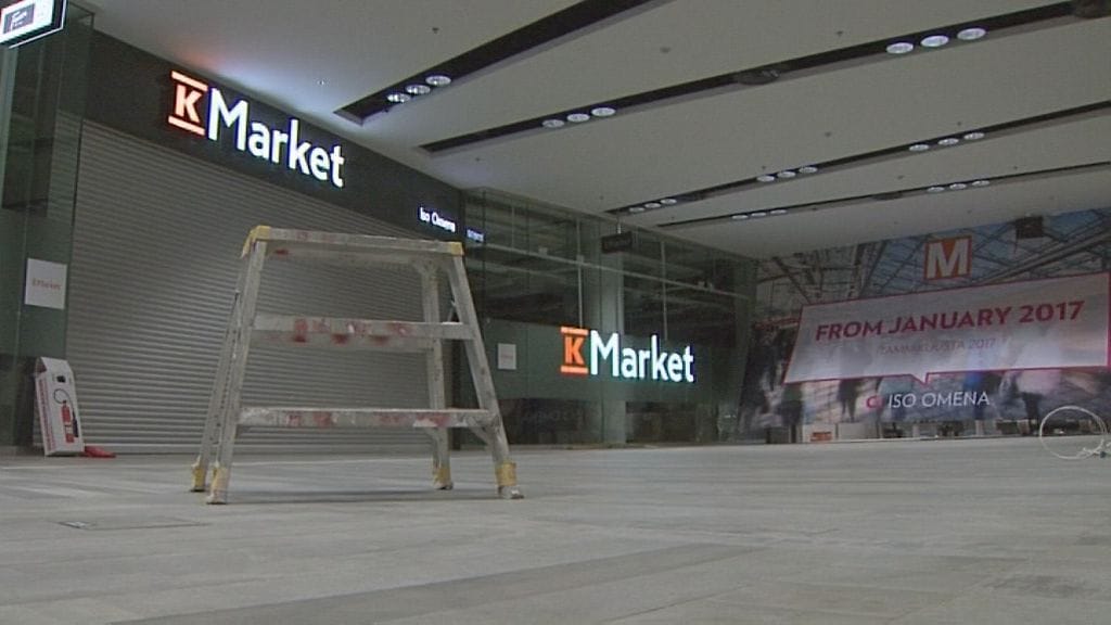K-Market Matinkylän metroaseman kupeessa