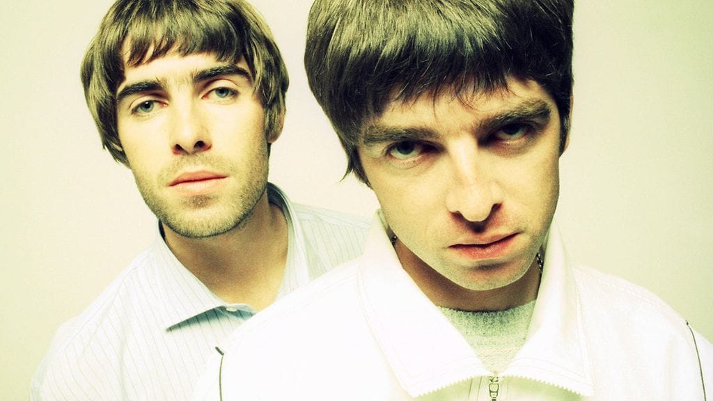 Liam ja Noel Gallagher 1995