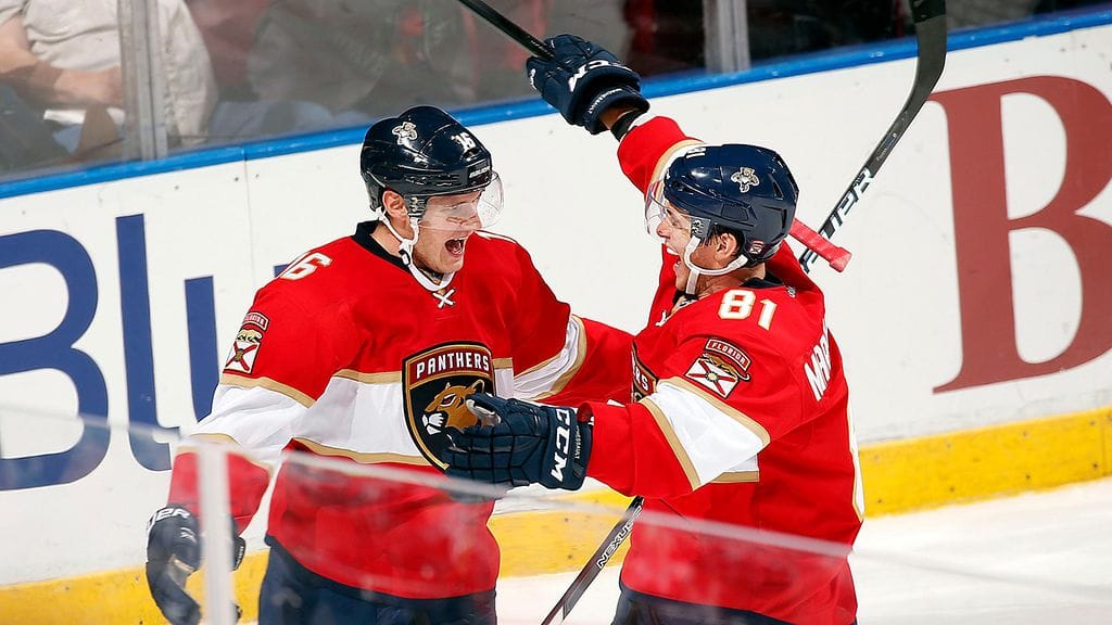 Aleksander Barkov ja Jonathan Marchessault ovat avanneet kauden tehokkaasti.