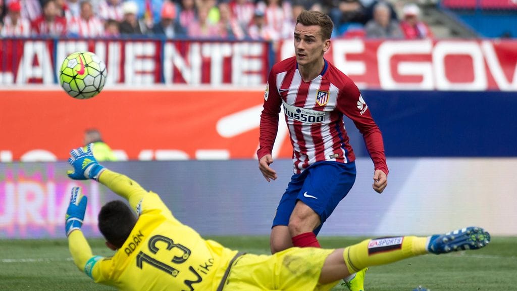 Antoine Griezmann maalinteossa La Ligassa.