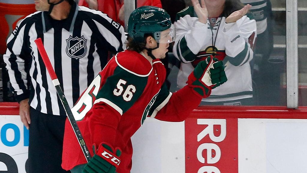 Erik Haula oli ottelun ykköstähti.