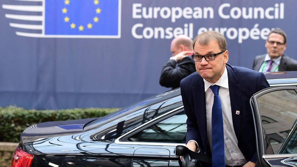 Pääministeri Juha Sipilä osallistui EU-johtajien huippukokoukseen 20.10.2016.