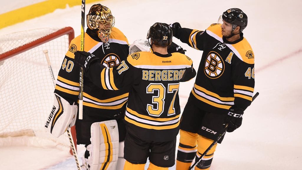 Tuukka Rask oli yksi Bostonin voiton takuumiehistä.