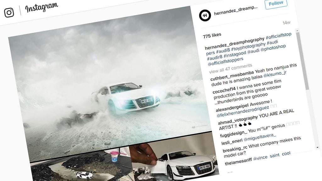 Kuvankaappaus hernandez_dreamphographyn Instagram-tililtä.