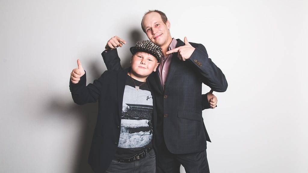 Korumies vieraili Arvi valmentajansa Antti Jurvasen kanssa Radio Novassa 20.10.2016.