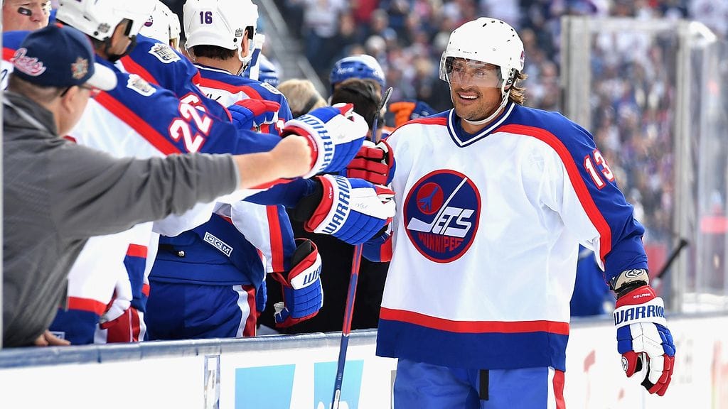 Teemu Selänne ihastutti alumniottelussa.