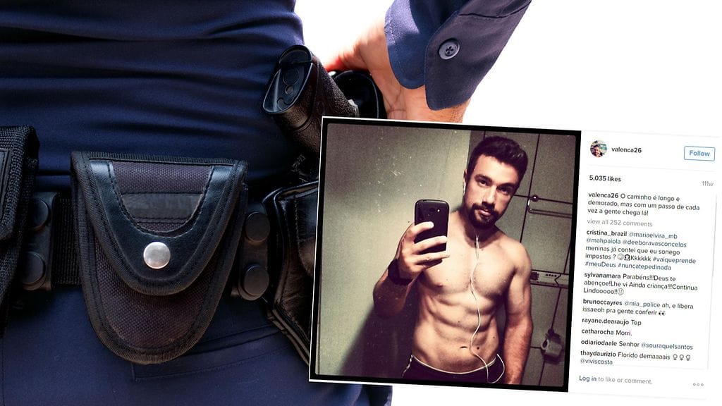 Poliisi Lucas Valencan Instagram-tili on kerännyt viime aikoina runsaasti huomiota.