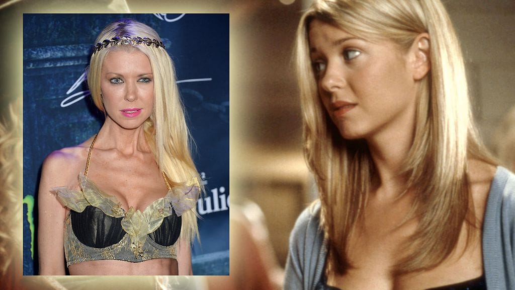 Tara Reid vuonna 2016 ja Tara Reid vuonna 1999.