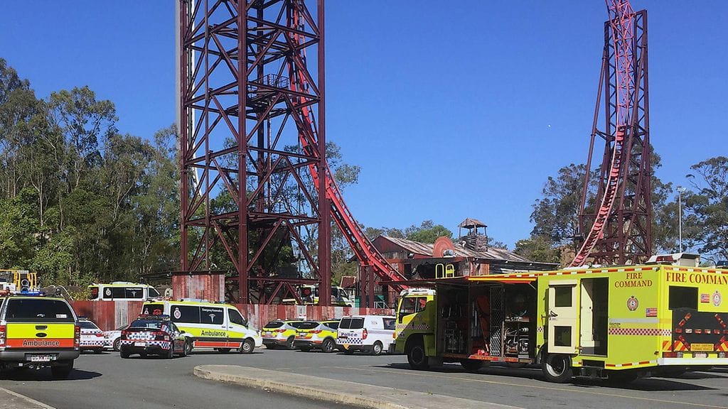 Dreamworld Australia huvipuisto turma