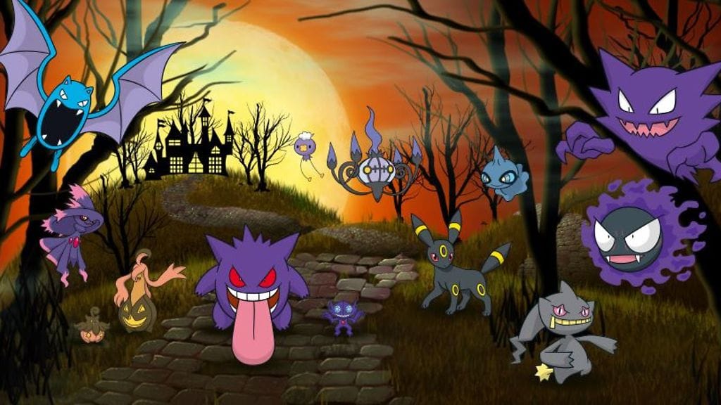 Pokémonitkin viettävät Halloweenia.