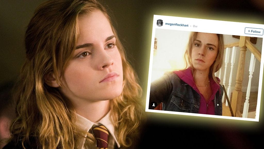 Emma Watson ja Megan Flockhart ovat hämmästyttävän samannäköisiä.
