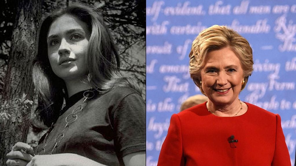 Parikymppinen Hillary Clinton oli ihastuttava kaunotar. Nyt hän on arvostettu politiikan asiantuntija.