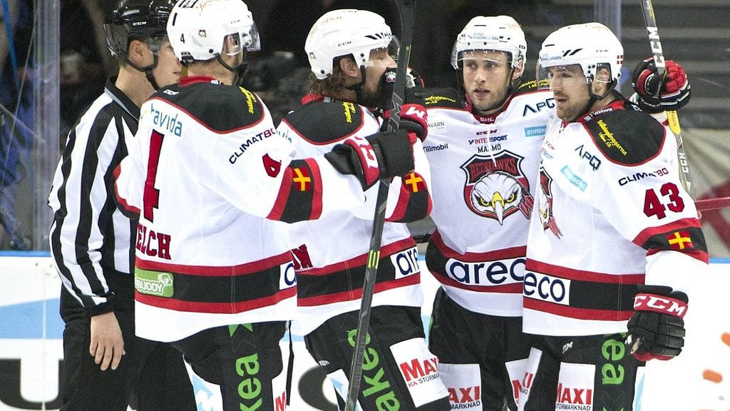 Malmön Ilari Filppula (2. oik.) pelaa vahvaa syksyä SHL:ssä.