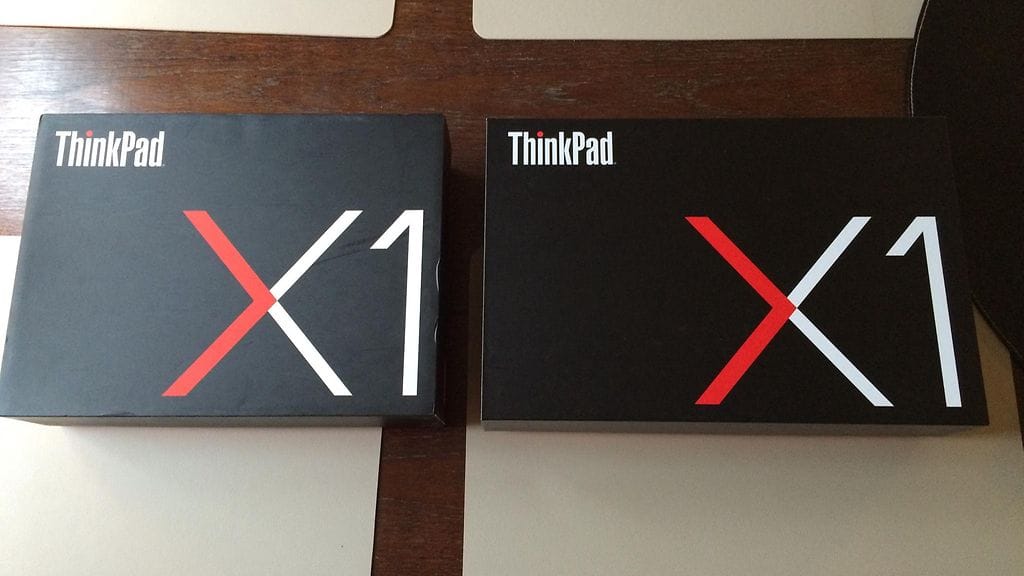 Lenovo X1 -tuotepakkaukset