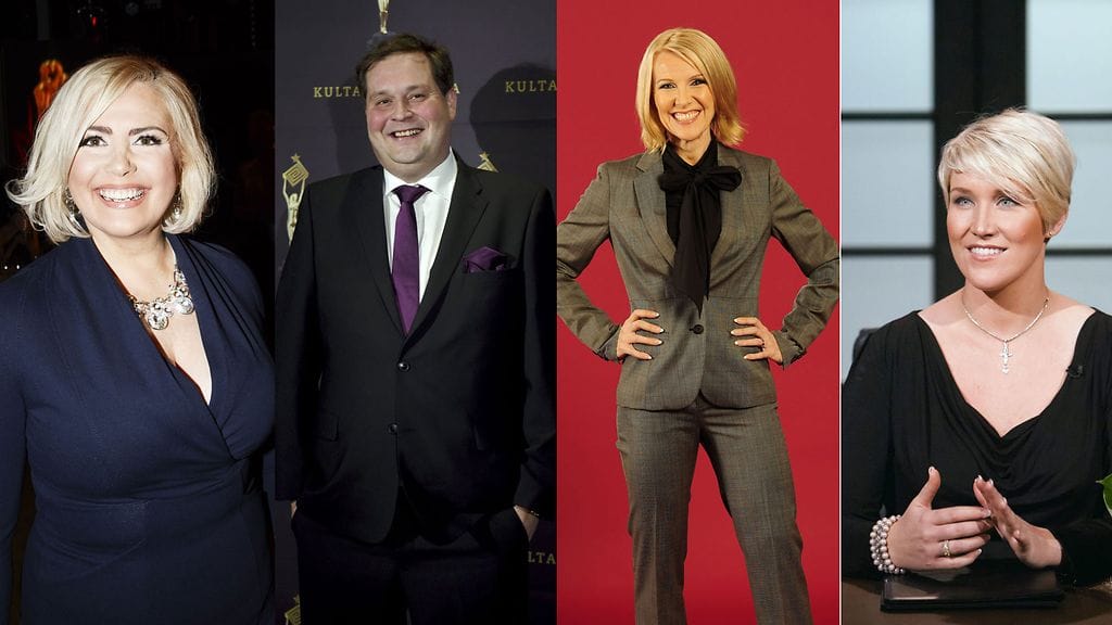 Kaisa Liski, Jethro Rostedt, Heidi Luumi ja Mira Kasslin ovat kaikki myös tv:stä tuttuja.