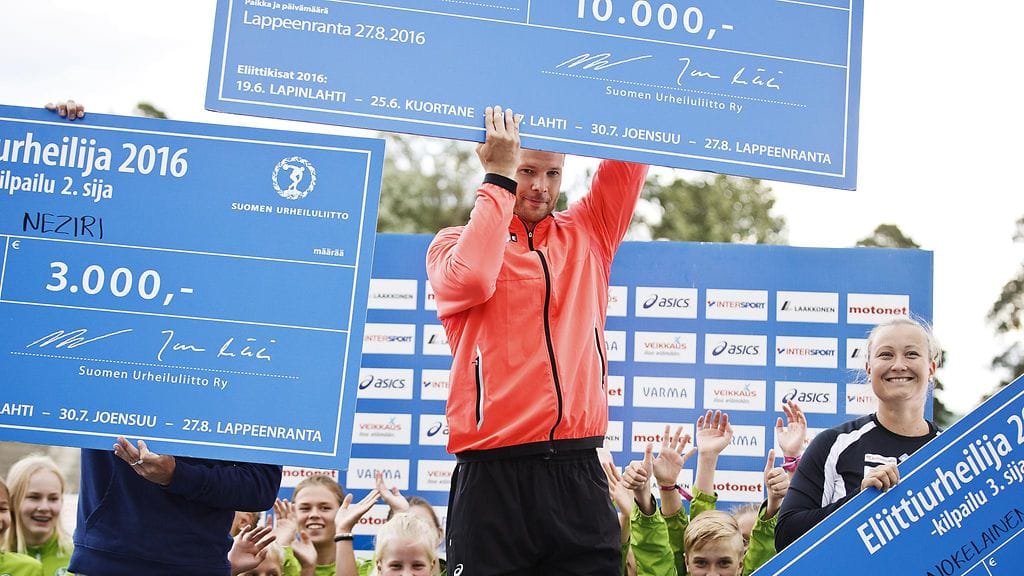Tero Pitkämäki pääsi jälleen komeille tuloille.