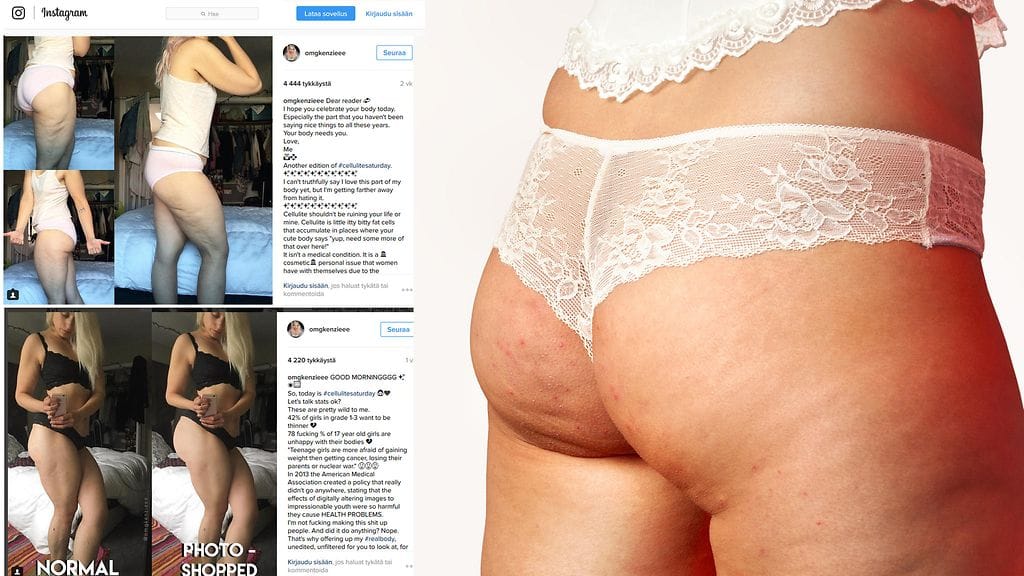 Kuvituskuva, kuvakaappaus Instagramista