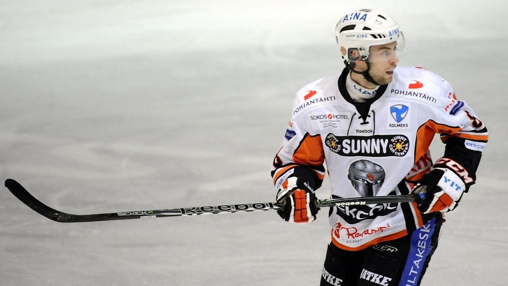 Mathias Porseland HPK:n paidassa helmikuussa 2012.