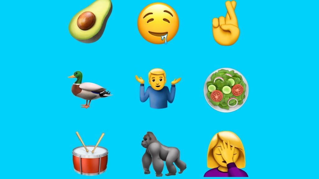 Avokado, facepalm ja salaatti löytyvät uusien emojien joukosta.