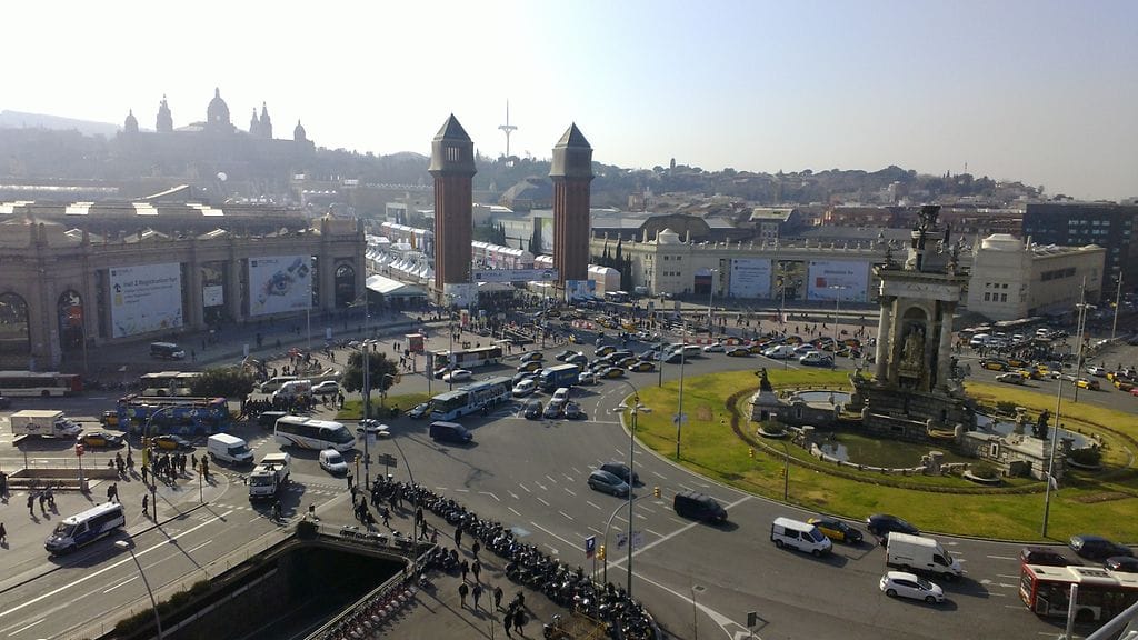 Esiintymislavan tulipalo syttyi Barcelonan kaupungissa.