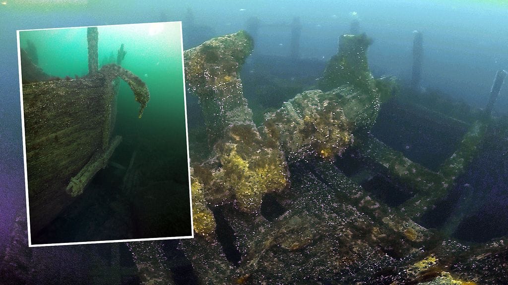 Tällainen näky kohtasi Jerry Wilhelmssonin merenpohjassa.