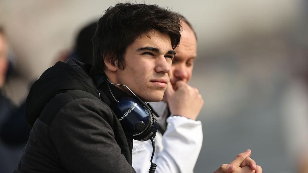 Lance Stroll siirtyy formula ykkösiin.