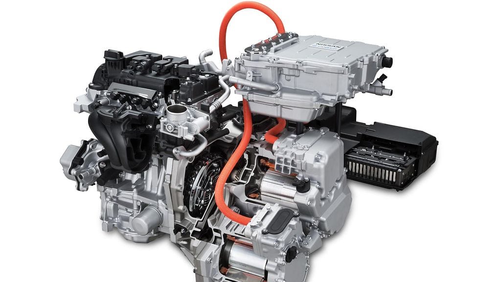 Nissan e-Power voimansiirtojärjestelmä