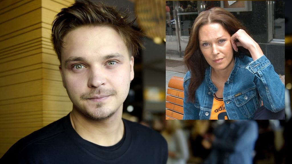 Roope Salminen ja hänen äitinsä Minna Turunen.