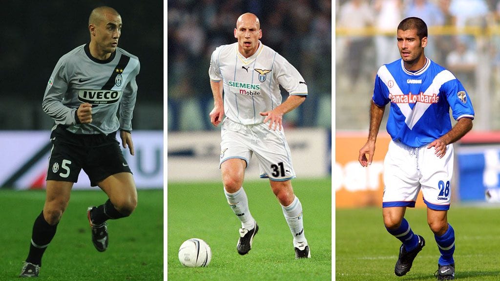 Fabio Cannavaro (oik.), Jaap Stam (kesk.) ja Pep Guardiola jäivät aktiiviurallaan kiinni kielletyistä aineista.
