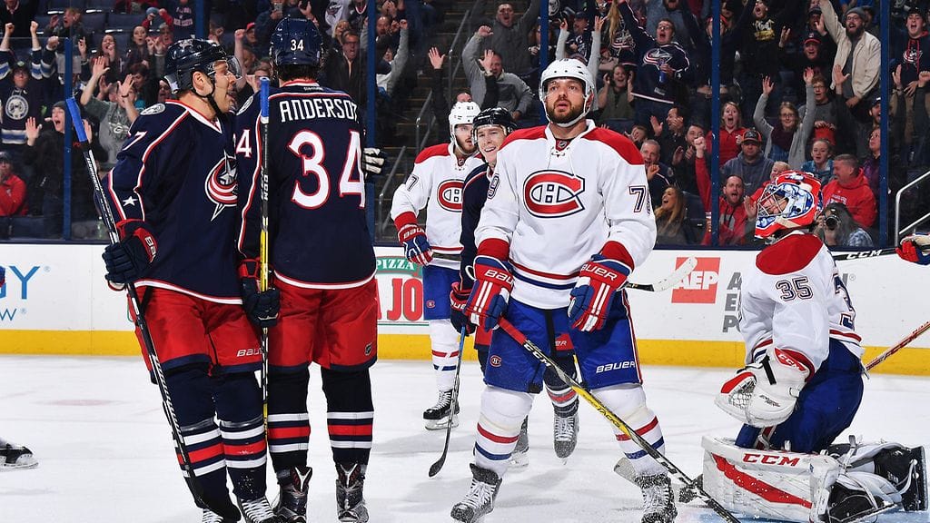 Perjantai-ilta oli Columbuksen juhlaa ja Montrealin tuskaa.