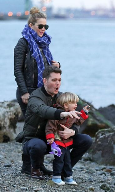 buble ja perhe tammikuussa 2016