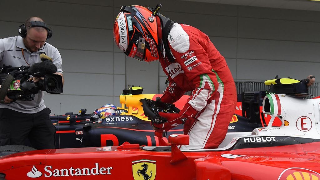 Kimi Räikkönen Japanin GP:ssä viime kaudella.