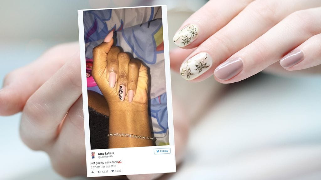 Naisen jakama manikyyrikuva on hämmentänyt jo tuhansia ihmisiä.