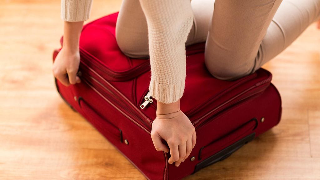 Pakkaamista kannattaa vähän suunnitella etukäteen.