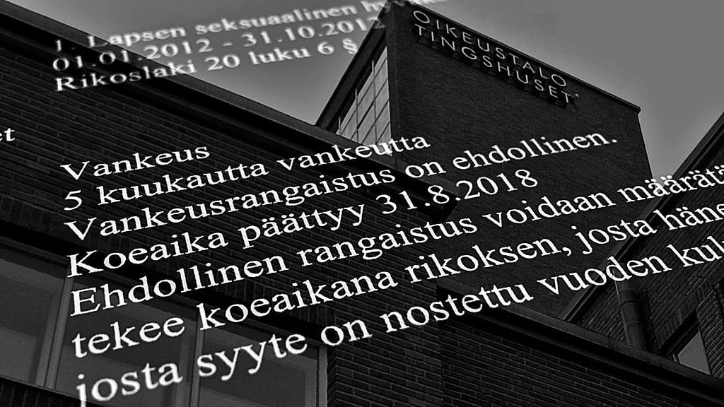 Helsingin käräjäoikeus antoi päätöksen lokakuun lopussa.