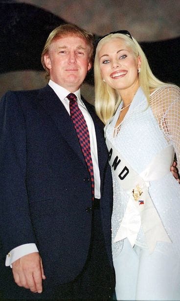 Donald Trump ja Jonna Kauppila 1998 Honolulu