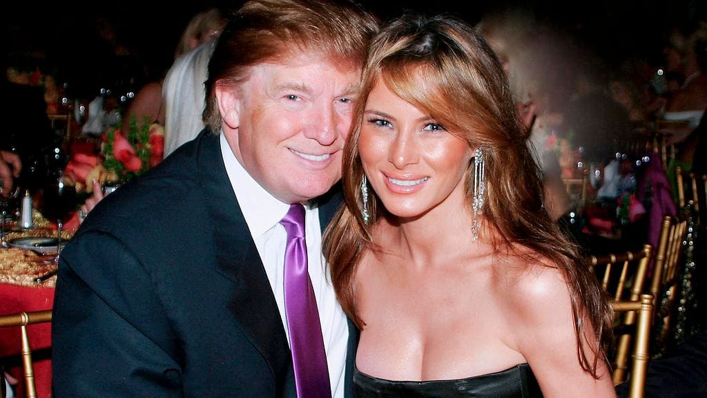Donald Trump ja Melania Knauss helmikuu 2005