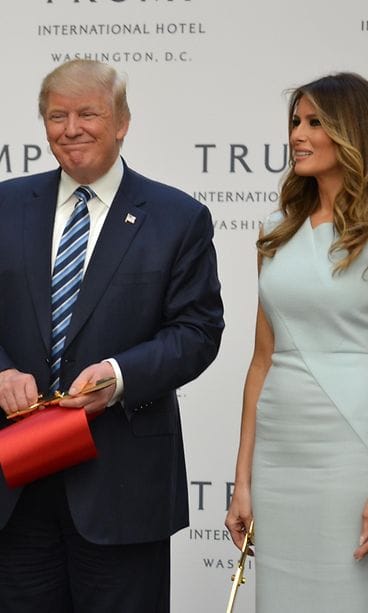 Donald Trump ja Melania lokakuu 2016