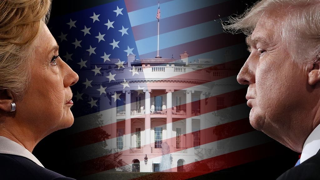 Pian selviää kumpi heistä on USA:n uusi presidentti.