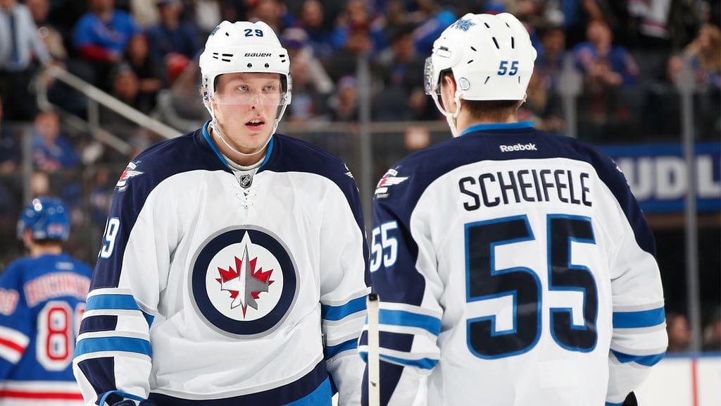 Patrik Laine ja Mark Scheifele ovat muodostaneet tehokkaan kaksikon alkukaudella.