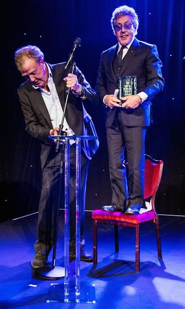 Jeremy Clarkson ja Roger Daltrey 7.11.2016 2