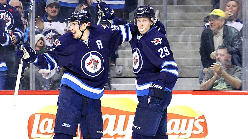 Mark Scheifele ja Patrik Laine