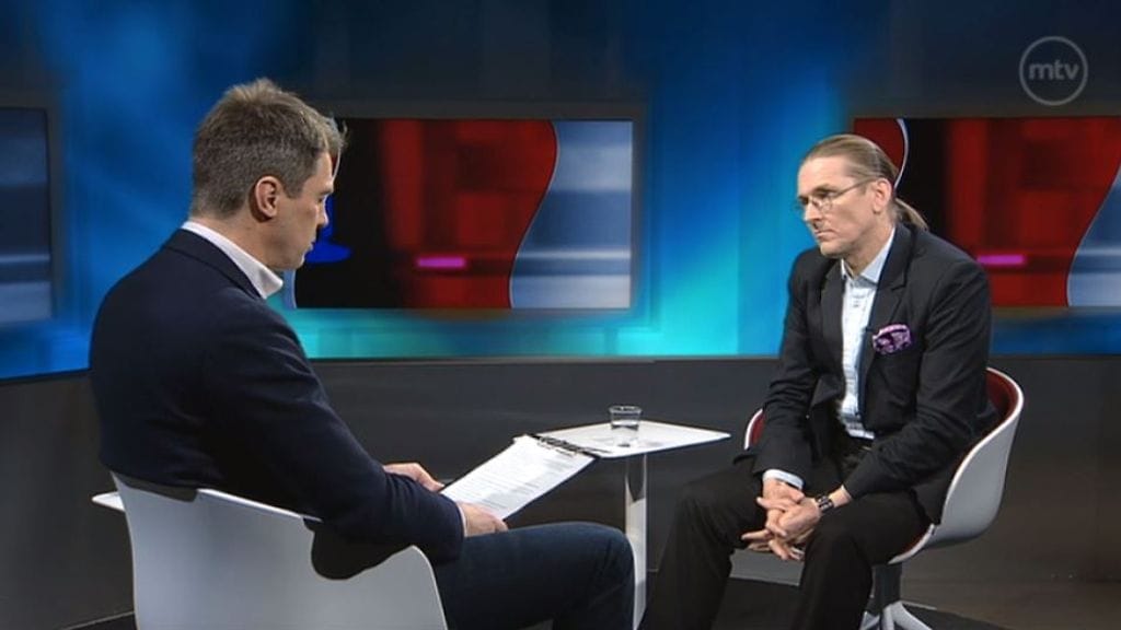 F-Securen tutkimusjohtaja Mikko Hyppönen oli Peter Nymanin vieraana.